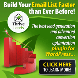 Thrive Leads Plugin Ad Thrive Leads