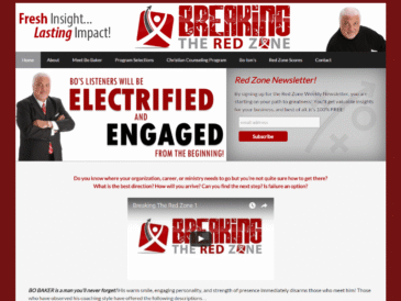 <a href="http://breakingtheredzone.com/" rel="nofollow" target="_blank">Visit Website</a> Leadership Coach WordPress Websites