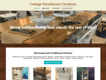 Woodworker Website Design