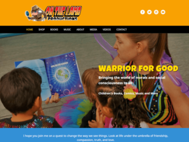 <center>Children's Book Author, Songwriter</center> Childrens Comics and Books - Author Website