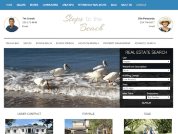 <a href="http://stepstothebeach.com/" rel="nofollow" target="_blank">Visit Website</a> Steps to Beach Naples FL Real Estate